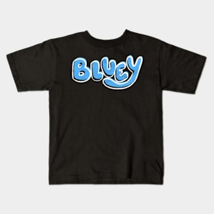 Bluey Simple Logo Kids T-Shirt